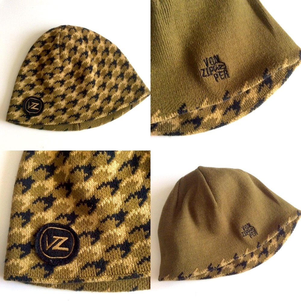 Von Zipper Reversible Streetwear Camo Beanie Gorpcore OS